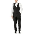 thumbnail image 4 of Adam Baker by Statement Men's Single Breasted Three Piece Shawl Collar Tuxedo - White Contrast - 44S, 4 of 13