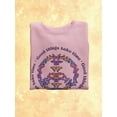 thumbnail image 3 of Good Things Take Time Sweatshirt Women -Smartprints Designs, Female x-Large, 3 of 4