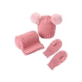 thumbnail image 1 of Diconna Children Three-piece Costume Set Solid Color Cap Scarf and Gloves, 1 of 7