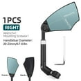 thumbnail image 2 of Bicycle Anti-glare Rear View Mirror Bike Mirror Handlebar 360 ° Adjustable Angle Bicycle Mirror For 0-1.97in, 2 of 9