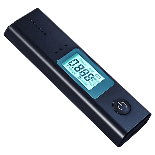 Alcoholímetro Portátil Mini, Instrumento de Medición de Alcohol, Detector de Alcohol Sin Contacto