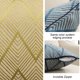 thumbnail image 3 of Almohada ondulada de jacquard sólido simple y moderna, 3 of 6