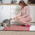 thumbnail image 3 of Red Christmas Patchwork Pattern Kitchen Rugs Sets Of 2,Anti Fatigue Kitchen Mat Rugs Non Slip Washable,Decorative Kitchen Floor Mats for Kitchen,Sink,Laundry,17"X30"+17"X47", 3 of 7