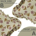thumbnail image 4 of Fabdivine Farmhouse "Thick Linen" Frill Cushion Case Decor for Home, Accent Pillow for Living Room, Size 14"X14", "Pink", Pillow for Bed, Couch, Sofa, 4 of 4