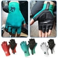 thumbnail image 4 of Joernso 1 Pair Riding Gloves Anti Skid Half Finger Unisex Shock Absorption Bike Gloves for Cycling, 4 of 8