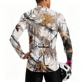 thumbnail image 2 of Realistic Camo Quarter Zip Pullover for Men, Long Sleeve Hunting Fishing Jersey with Moisture Wicking Quick Dry Fabric - Lightweight Outdoor Athletic Performance Tops Gray L, 2 of 6