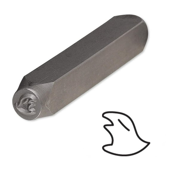 Steel Design Stamp Punch Tool to Embellish Metal, Plastic, Jewelry Blanks, Clay+ (Eagle Head 5.5x5.5mm)