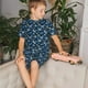thumbnail image 4 of Fotbe Sea Turtle Pijama Estampada de 2 Piezas para Niños – Ropa de Dormir de Manga Corta Cómoda para Niños y Niñas, Camiseta y Shorts de Algodón-Small, 4 of 6