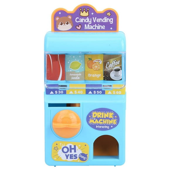 Fdit Children's educational mini beverage machine game toy, Pretend Game Toy,Kids Machine Beverage Vending