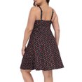 thumbnail image 6 of HDE Womens Plus Size Tennis Athletic Workout Dress with Built-in Shorts & Bra Black Cherry - 22, 6 of 6