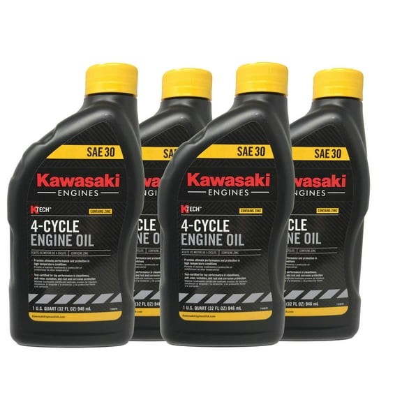 Kawasaki SAE 30W Motor Oil 4 QUARTS 99969-6281 4 PACK