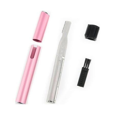 

NUOLUX Women Electric Facial Hair Eyebrow Trimmer Razor (Pink)