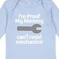 thumbnail image 4 of Inktastic Mechanic Daddy Proof Mommy Cant Resist Boys or Girls Long Sleeve Baby Bodysuit, 4 of 5