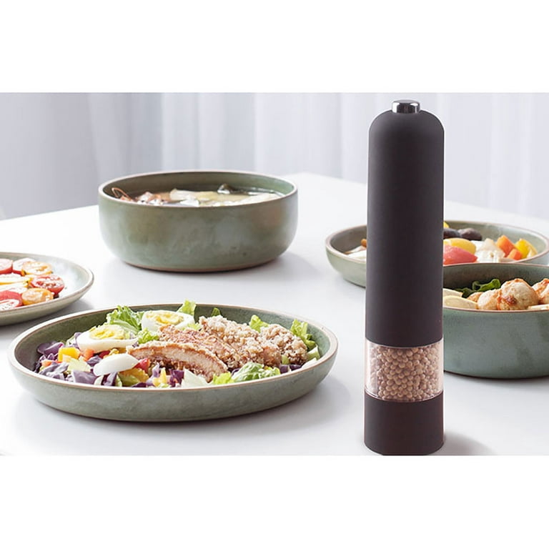 Electric Salt and Pepper Grinder Adjustable Gravity Spice Mill Kitchen  Gadgets and Accessories Transparent Smart Spice