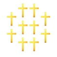 thumbnail image 4 of Adorno cruzado para pastel,Inserciones acrílicas para pastel cruzado Decoraciones cruzadas para pastel,Adorno decorativo para pastel Celebraciones creativas,Adornos cruzados para cupcakes, 4 of 8