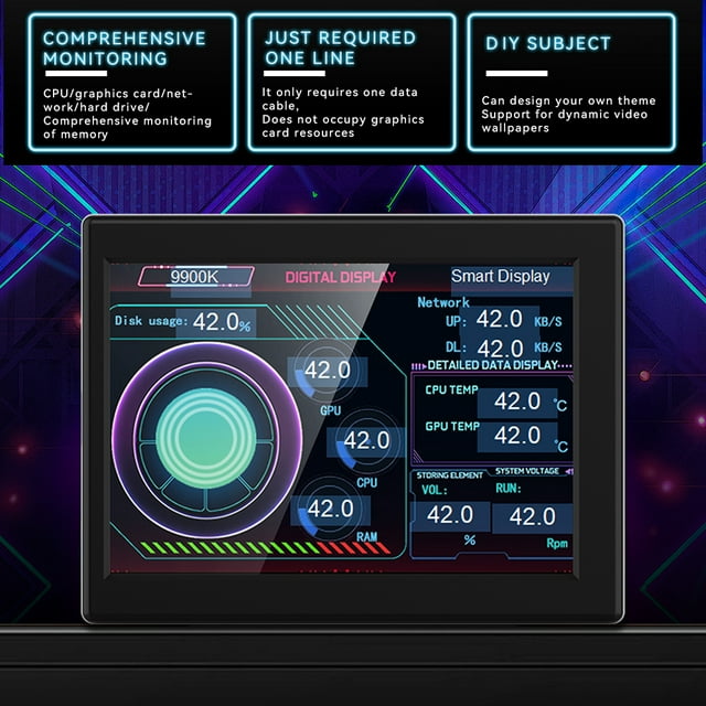 Display Screen,Cpu Sub-screen Abs Monitor Cpu Sub-screen Computers Monitor Cpu Ips Monitor Display Inch Ips Monitor 3.5 Inch Ips Theme Free Software Display Computers Monitor Abs Support Diy Laoshe