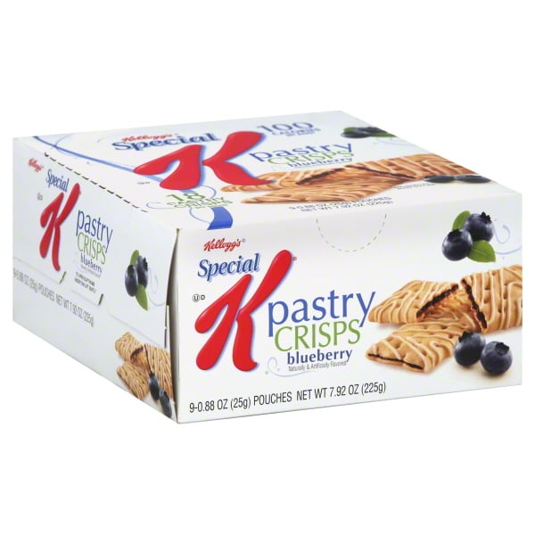 Kellogg's Special K Blueberry Pastry Crisps, 0.88 oz, 9 count Walmart