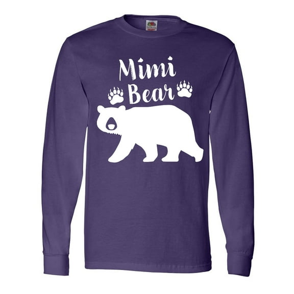 Inktastic Mimi Bear in White Long Sleeve T-Shirt