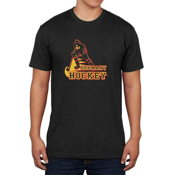 Fast Hockey Player Country Germany Mens Soft T Shirt