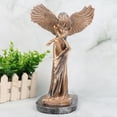 thumbnail image 3 of Resina Ángel Estatua de la redención estante de escritorio figurita decorativa escultura Iglesia Hada decoración artes de bienvenida regalo foto Pros - 33x22x22.8cm Los 33x22x228cm Sunnimix Estatua de la escultura del ángel, 3 of 8