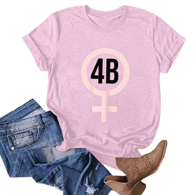 Fiudx Ofertas Del Día Blusa de Manga Corta con Estampado de Moda para Mujer, Divertida Camiseta con Cuello Redondo