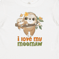 thumbnail image 4 of Inktastic Sloth I Love My Meemaw Boys or Girls Baby T-Shirt, 4 of 5