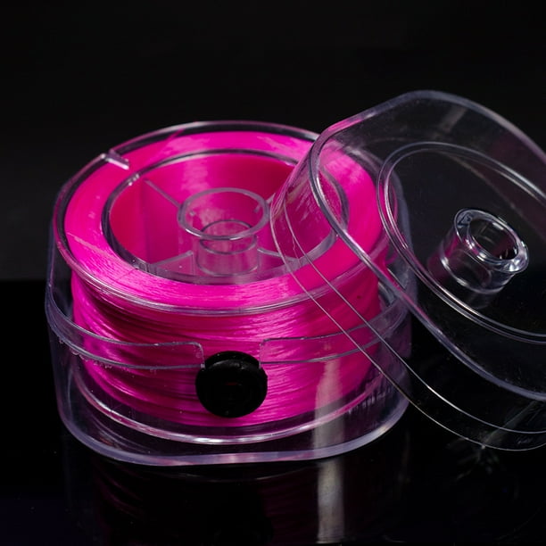 Línea elástica plana, caja cuadrada, pulsera de línea Duke, línea de cristal, cuentas para usar, cuerda elástica de línea Duke, cuerda con cuentas