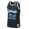 thumbnail image 2 of Men's Mitchell & Ness Shaquille O'Neal Black Orlando Magic Hardwood Classics Swingman Jersey, 2 of 3