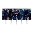 thumbnail image 2 of PhooArto Key Holder for Wall Decorative with 5 Key Hooks, Dreamcatcher Pattern Holders Wall Mount Organizer with Mail Key Rack, Self Adhesive, 2 of 7
