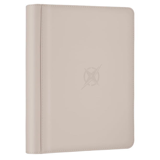 Carpeta para cartas coleccionables TCGENITH de 9 bolsillos para 540 cartas, marfil