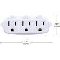 thumbnail image 4 of facai-Globe Electric 69702 3-Outlet Multi-Tap Wall Tap, White Finish, 4 of 4