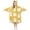 White Cat with Yellow Background, variant on Wearable Blanket with Sleeves and Pocket Oversized Hooded Sweatshirt 3-14 YR Dog S