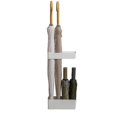 thumbnail image 2 of Wall-mounted Umbrella Stand Punch-free Umbrella Holder Shelf Standing Storage With Water Collector Hook Loop Mount New-m.3280, 2 of 5