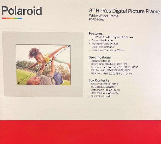 Polaroid 8 Digital Picture Frame