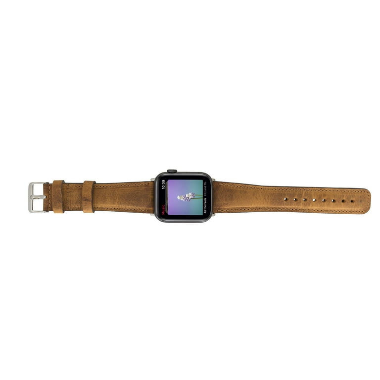 Full grain leather apple watch strap best sale