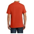 thumbnail image 6 of Mens Essential Cotton T Shirt with Pocket Orange S, 6 of 6