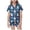 B278 Dark Blue, variant on Toddler Child Girls Halloween Pajamas Set Short Sleeve Hallowmas Ghost Print Lapel Button Down Pjs Tops With Shorts For Party Comfort Homewear