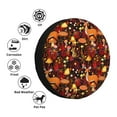 Kdxio Warm Forest Plants and Deer for Tire Cover Wheel Protectors Tyre