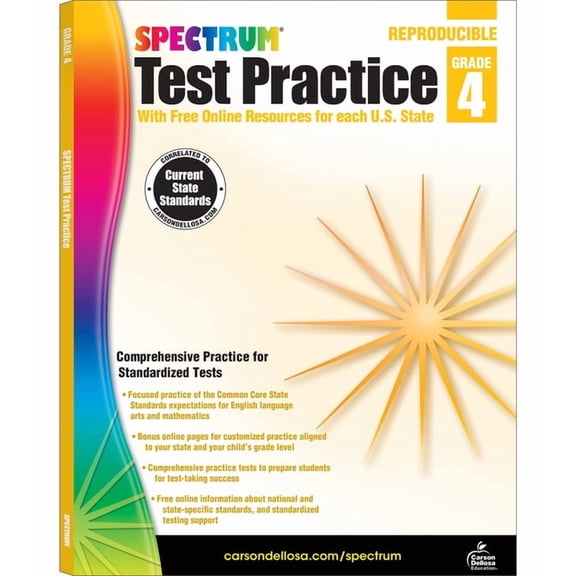 Spectrum Test Practice, Grade 4