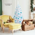 thumbnail image 2 of Patiojoy 5ft White Artificial PVC Christmas Tree Festive Winter w/Stand, 2 of 10
