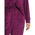 thumbnail image 5 of Terra & Sky Women's Plus Size Velour Pullover Top, 5 of 5