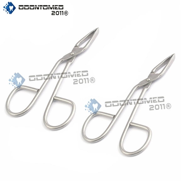 OdontoMed2011 Scissor Style Eyebrow Tweezers (2 Pcs) 'Eyebrow Makeup Tools