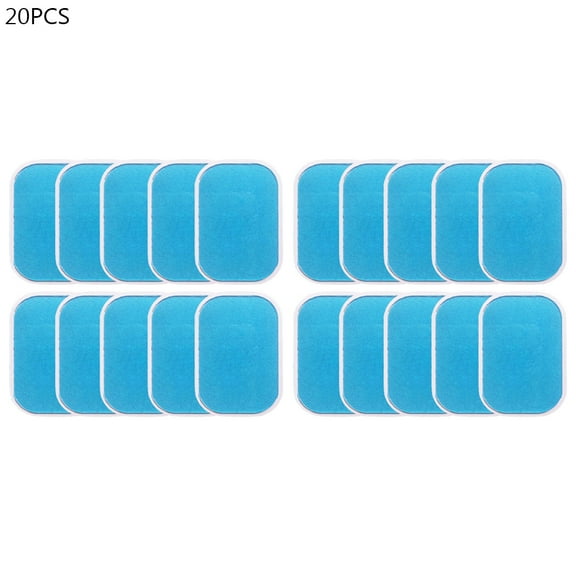 Hevirgo 6/12/20/30Pcs Abdominal Muscle Toner Hydrogel Pad Exercise Gel Training Patches