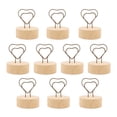 thumbnail image 3 of 10 porta tarjetas para mesa de boda con clips de alambre para fotos Amor corazon, 3 of 6