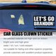 thumbnail image 4 of Let'S Go Brandon Stickers Car Bumper Sticker Decal Funny Para Monopatín Laptop Hardhat Yuarrent VI012137-02, 4 of 6