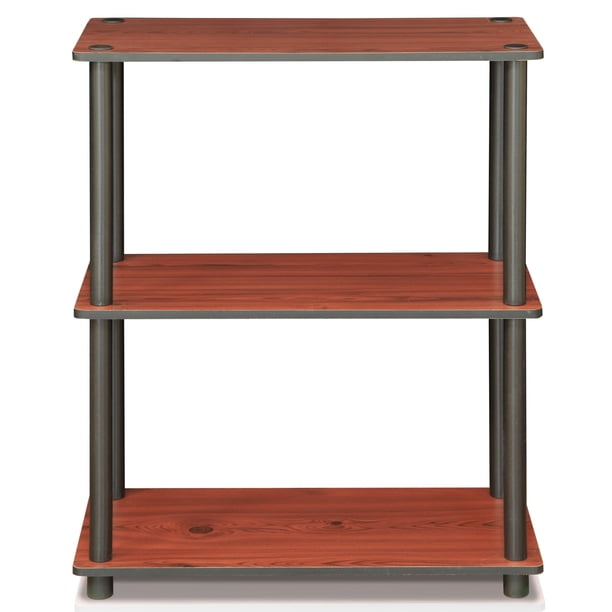 Furinno Turn-N-Tube 3-Tier Compact Office Unit, Wood Display Rack