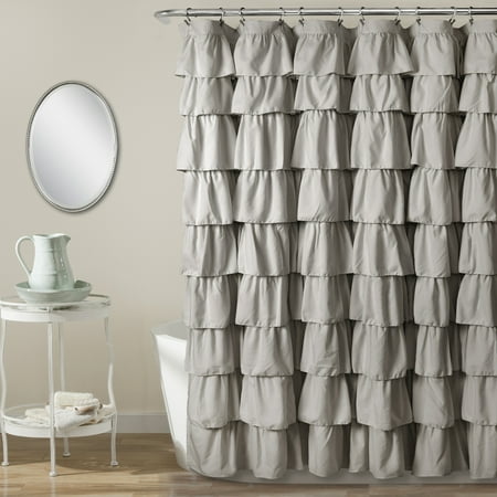 Ruffle 72 X72 Shower Curtain Walmart Com
