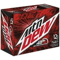 thumbnail image 3 of Mountain Dew Code Red Cherry Flavored Soda Pop, 12 oz, 12 Pack Cans, 3 of 4