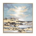 thumbnail image 6 of DecMode Wood Contemporary Calming Blue Abstract Framed Wall Art Décor, 39"W x 39"H, 6 of 13