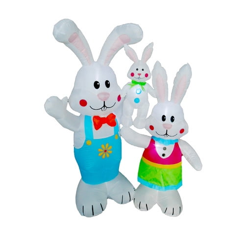 BZB Goods Easter Inflatable Cute Bunny Family Decoration by BZB Goods